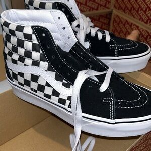 Vans checkerboard platform stackform sneakers